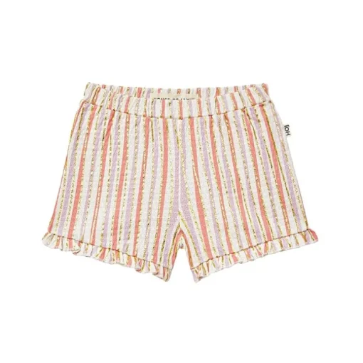 House of Jamie baby shorts gold stripes