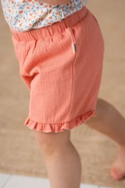 House of Jamie baby shorts peach