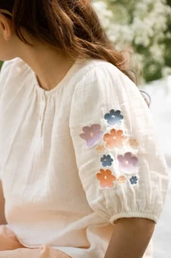 House of Jamie balloon blouse cream