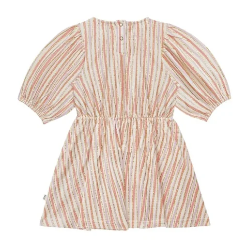 House of Jamie balloon dress gold stripes