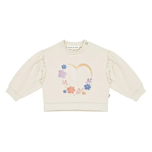 House of Jamie balloon sweater floral