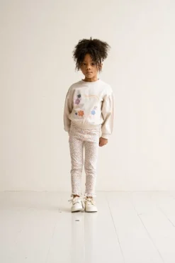 House of Jamie balloon sweater floral