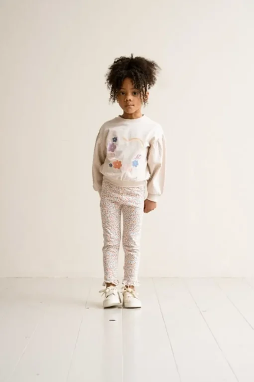 House of Jamie balloon sweater floral
