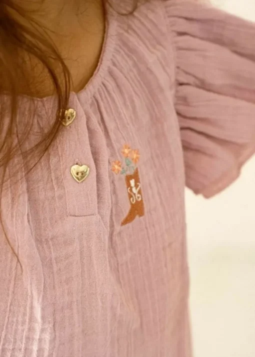 House of Jamie butterfly blouse lila