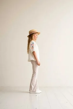 House of Jamie flared pants floral
