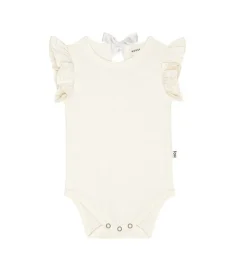 House of Jamie ruffled bodsysuit cream
