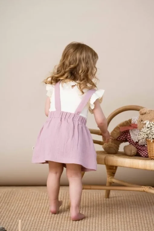 House of Jamie ruffled bodsysuit cream