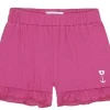 House of Jamie ruffled shorts berry