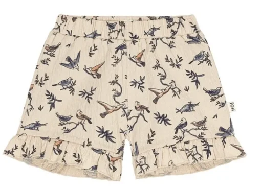 House of Jamie ruffled shorts birds