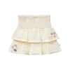 House of Jamie smocked ruffled skirt