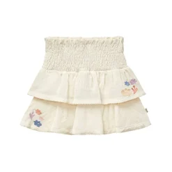 House of Jamie smocked ruffled skirt