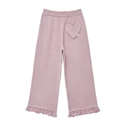 House of Jamie wide ruffle pants badstof lilac