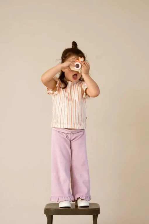 House of Jamie wide ruffle pants badstof lilac