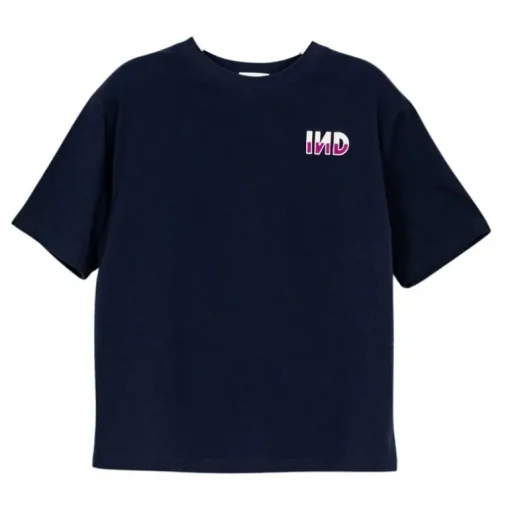 Indee donkerblauw logo T-shirt