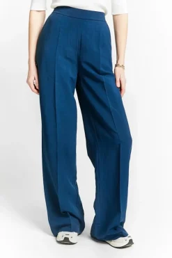 Indee high-waisted linnen broek