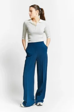 Indee high-waisted linnen broek