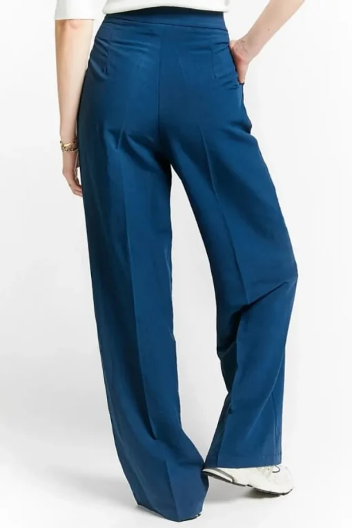 Indee high-waisted linnen broek