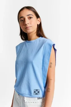 Indee blauw kapmouw T-shirt blauw