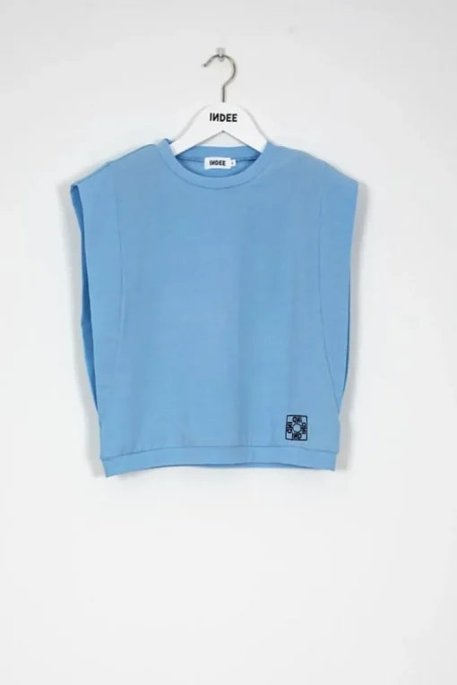 Indee blauw kapmouw T-shirt blauw