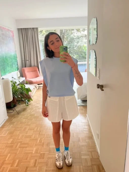 Indee blauw kapmouw T-shirt blauw