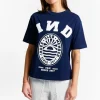 Indee college T-shirt blauw