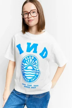 Indee college T-shirt wit
