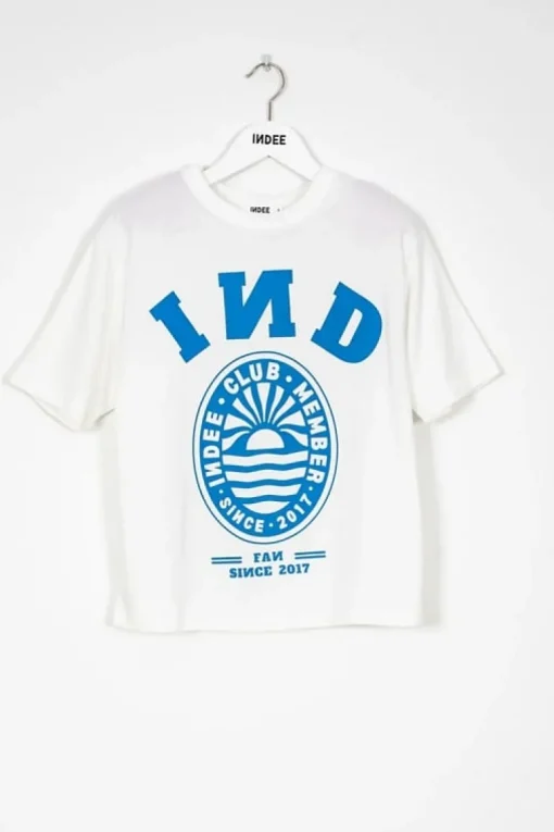 Indee college T-shirt wit