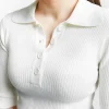 Indee gebreide polo top