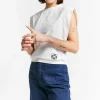 Indee kapmouw T-shirt wit