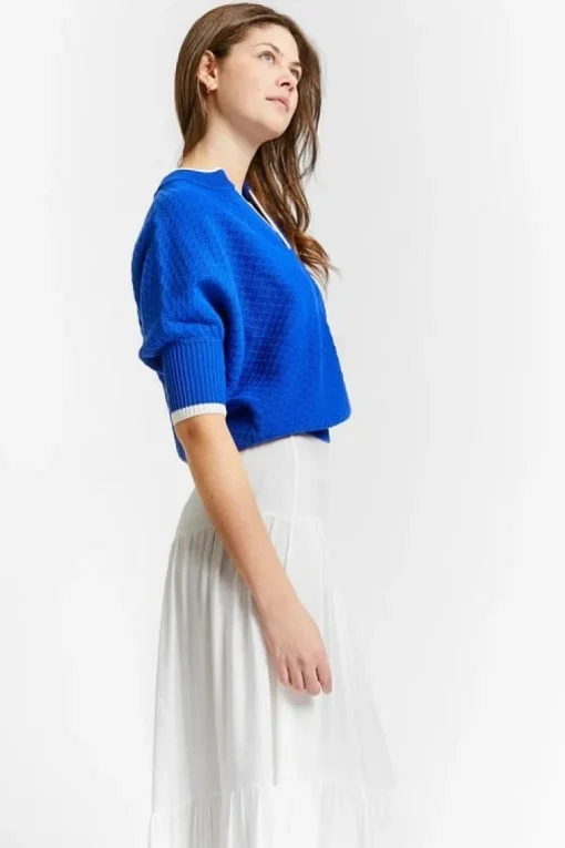 Indee knit sweater blauw