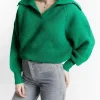 INDEE repeat polo trui groen