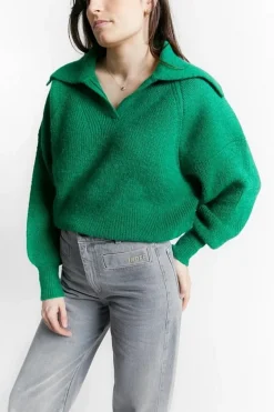INDEE repeat polo trui groen