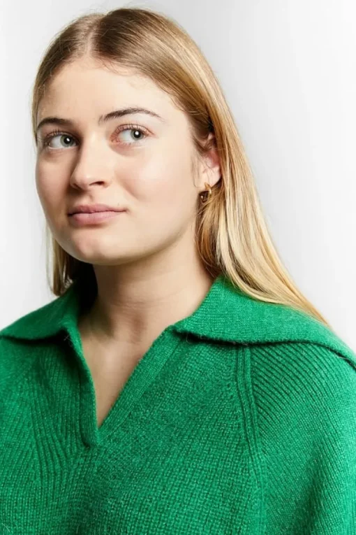 INDEE repeat polo trui groen