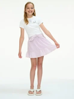Les Coyotes de Paris Embroidered tie skirt