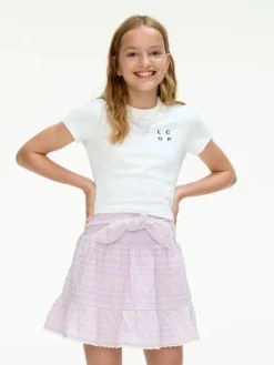 Les Coyotes de Paris Embroidered tie skirt