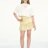 Les Coyotes de Paris Printed ruffle skirt