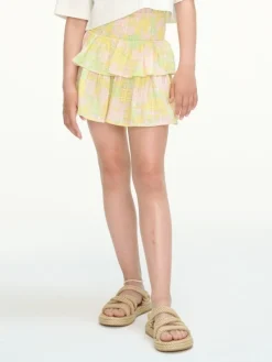 Les Coyotes de Paris Printed ruffle skirt