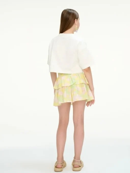 Les Coyotes de Paris Printed ruffle skirt