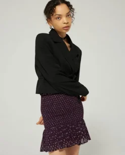 Les Coyotes de Paris smocked skirt
