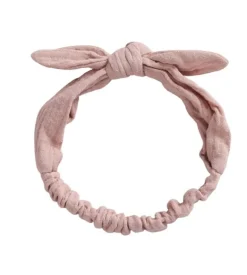 Linnen haarband oud roze