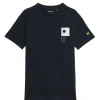 Lyle&Scott backprint disrupt logo T-shirt Z271