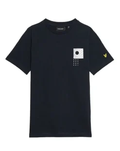 Lyle&Scott backprint disrupt logo T-shirt Z271