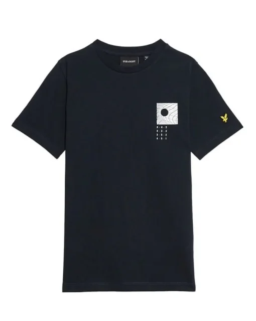 Lyle&Scott backprint disrupt logo T-shirt Z271