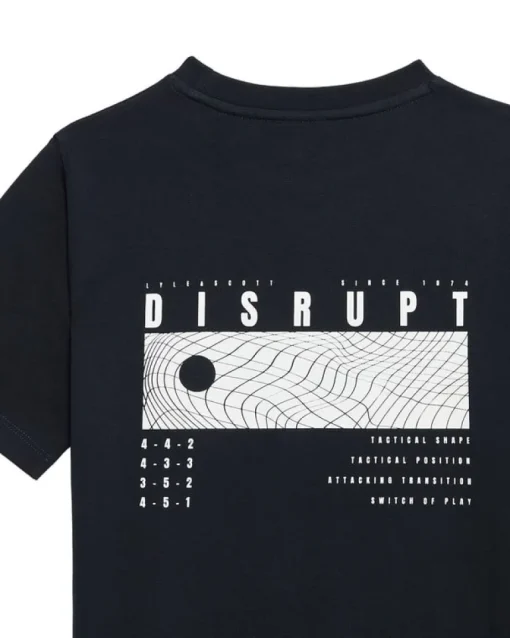 Lyle&Scott backprint disrupt logo T-shirt Z271