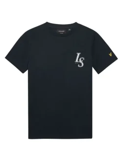 Lyle&Scott backprint LS logo T-shirt Z271