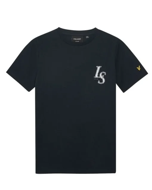 Lyle&Scott backprint LS logo T-shirt Z271