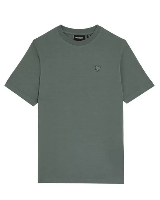 Lyle&Scott T-shirt tonal linnen-mix X583