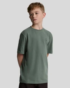 Lyle&Scott T-shirt tonal linnen-mix X583