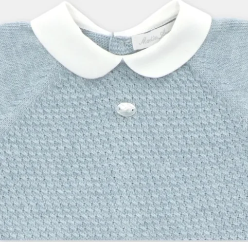 Martin Aranda gebreid setje blauw