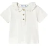 Mayoral baby rib polo met ruche kraag